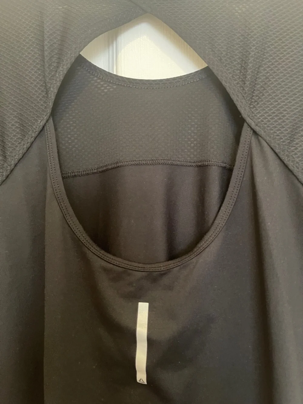 Reebok Short-Sleeve Scoop Neck Tops in Hot Pink and Black - Picture 10 of 12